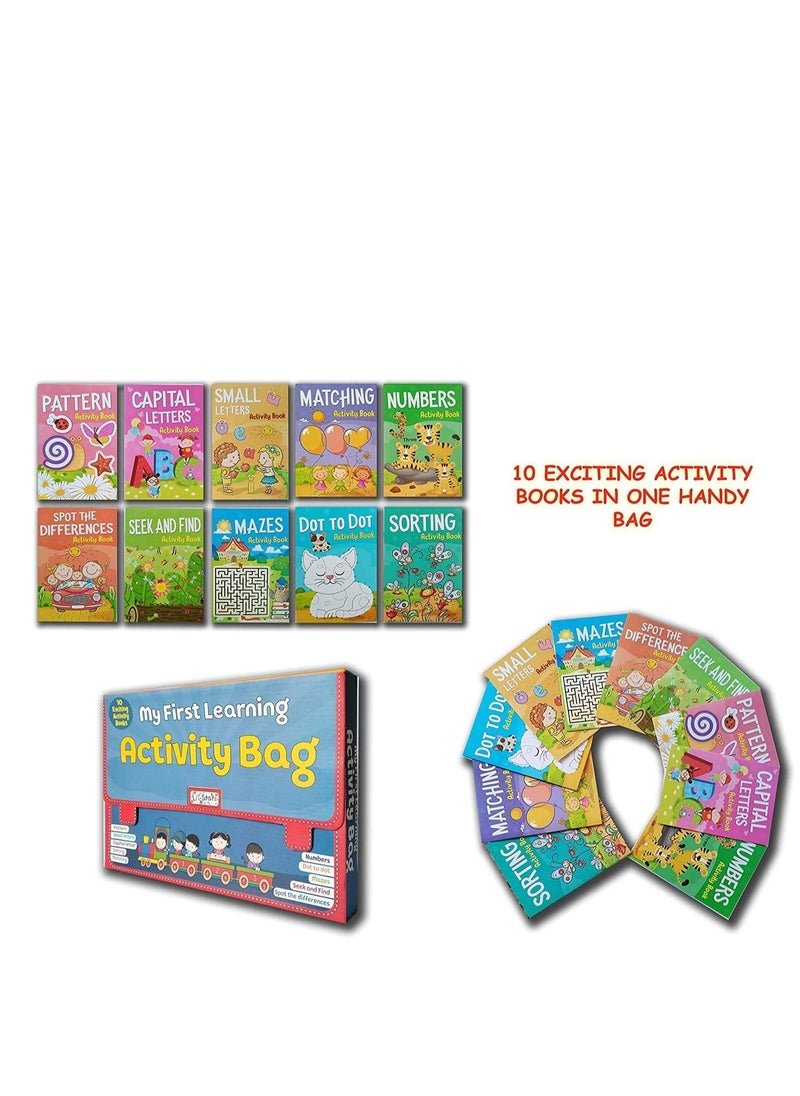 PEGASUS - Kid's My First Learning Bag Activity Books Set of 10 - Image 1