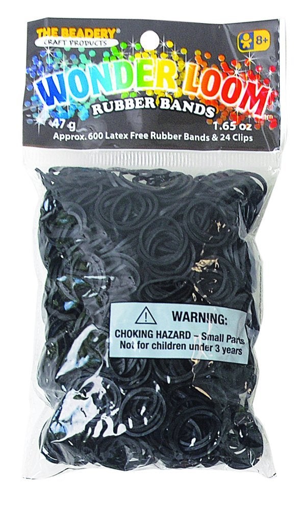 The Beadery Wonderloom Bands - Black - Image 1