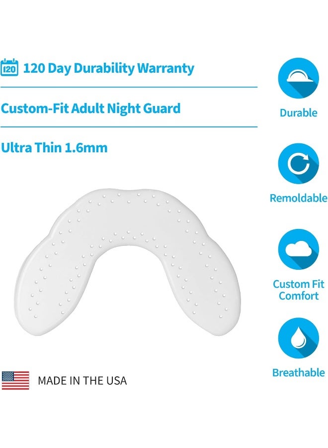 SOVA Aero Night Guard - 1.6mm Thin - Custom-Molded Fit - Protects Against Nighttime Teeth Grinding & Clenching - FSA/HSA Eligible - Odor & Taste Free - Remoldable Up to 20 Times - Non Toxic - Image 4
