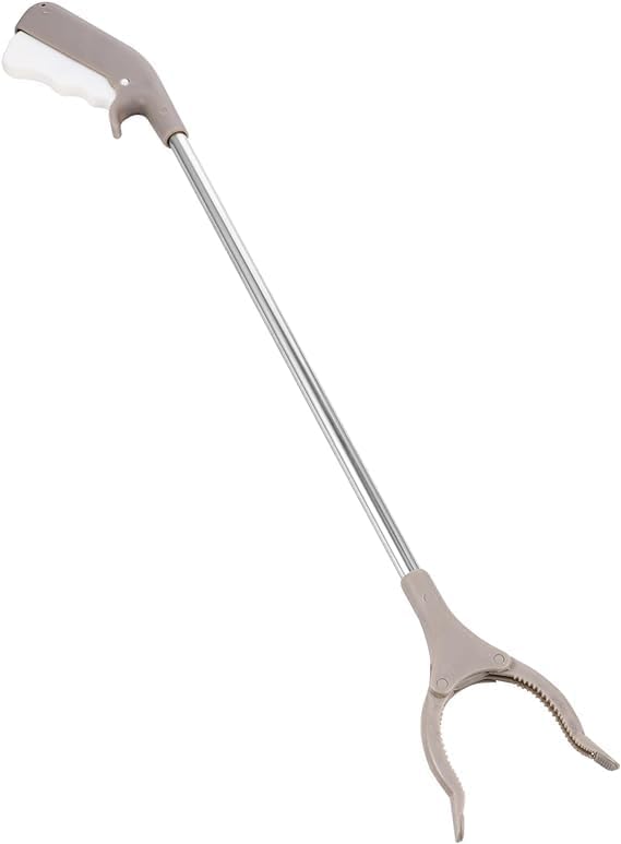 TONSYL Extra Long Pickup Aid Trash Picker Upper, Heavy Duty Trash Grabber Pickup Stick, Rotating Hand, Long Pick up Helping Reach Hand Stick Claw Trash Arm Grip for Garden, Picnic - Image 1