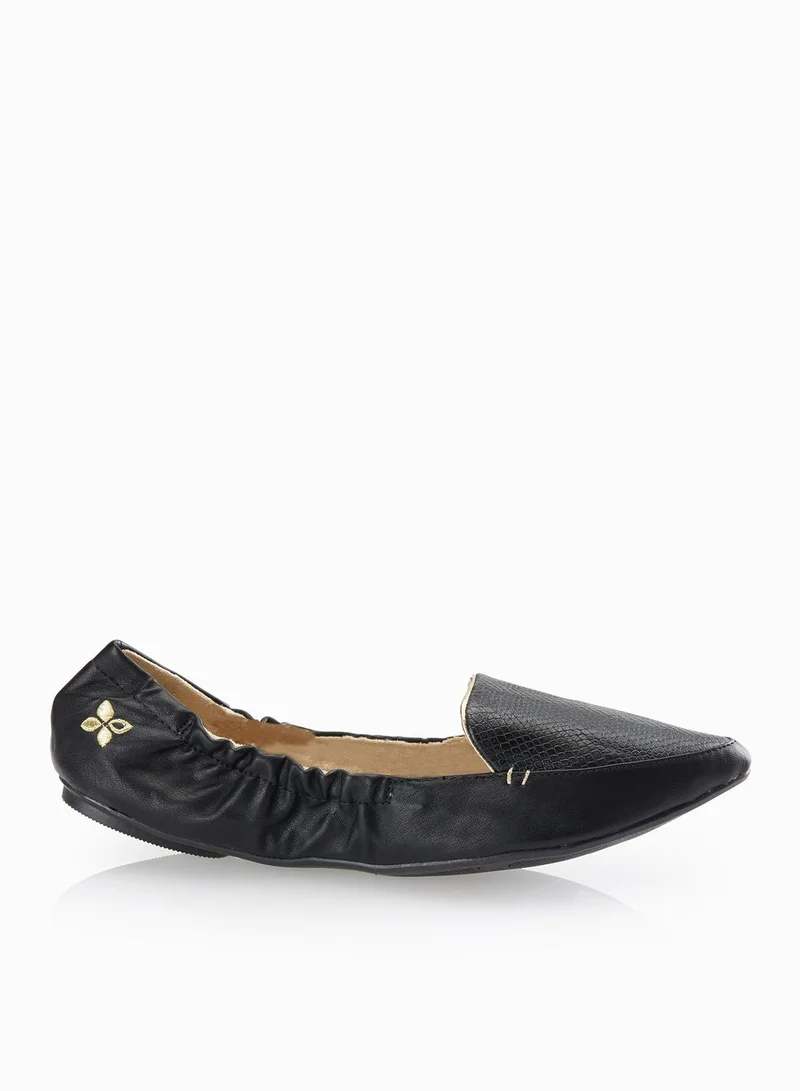 BUTTERFLYTWISTS Amber Snake Print Slip Ons