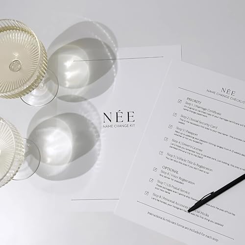 NÉE Name Change Name Change Kit for Brides - Wedding Registry Gift - Name Change After Marriage - Bridal Shower Gift (Texas) - Image 4