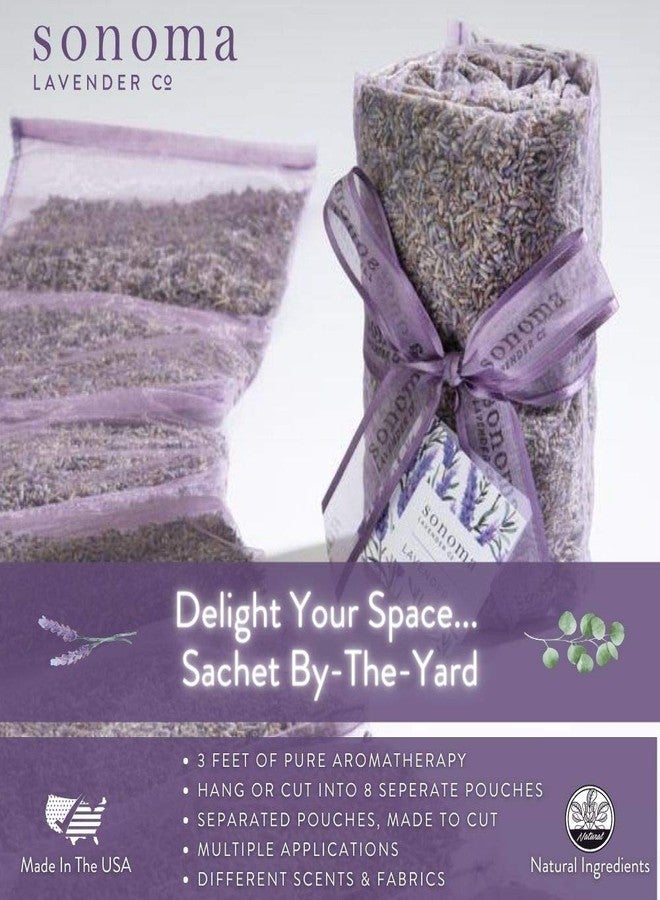 Sonoma Lavender Dried Lavender Sachets by The Yard for Drawers and Closets, Natural Air Freshener for Home, Car, Bag, Room, and Closet - Image 2