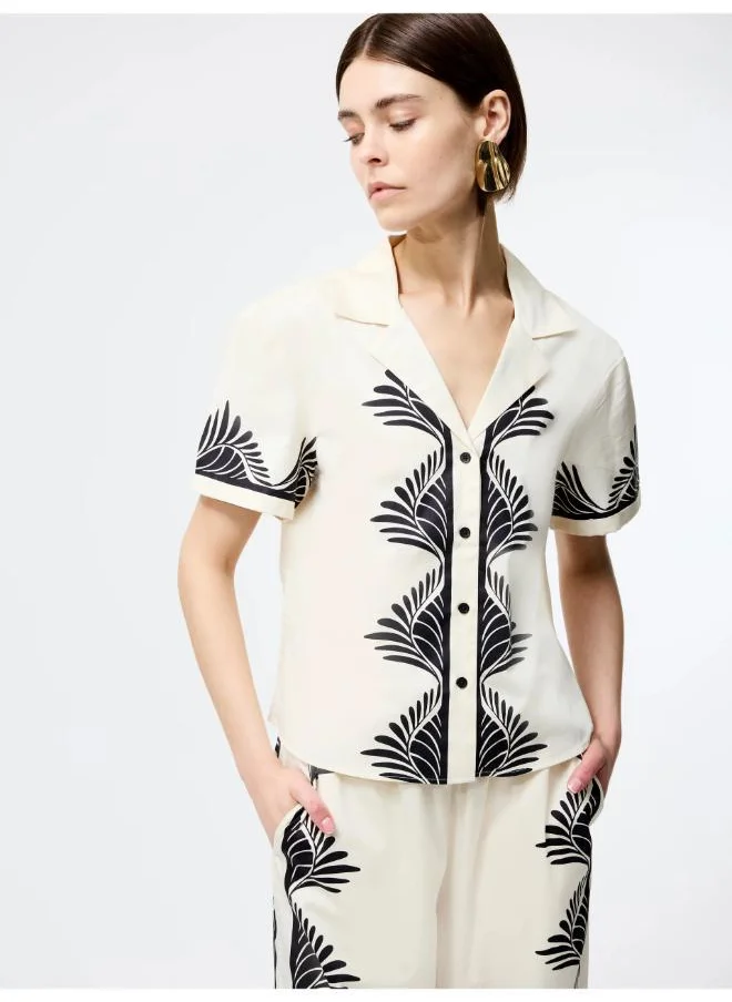 French Connection Sherry Viscose Printed Top