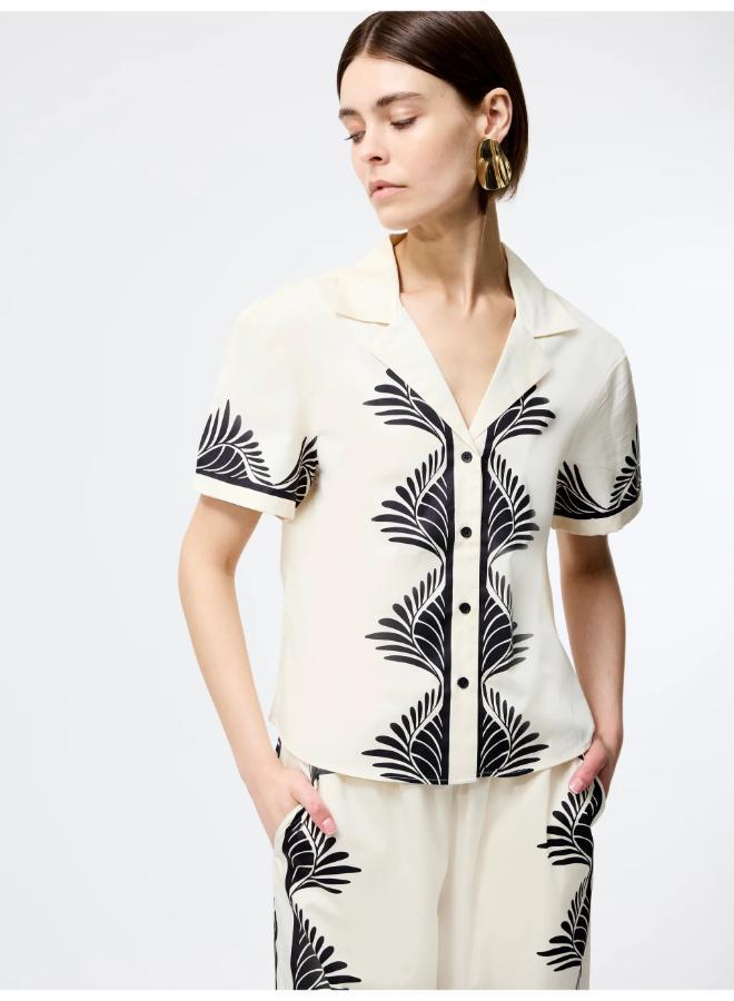 French Connection Sherry Viscose Printed Top - Image 1