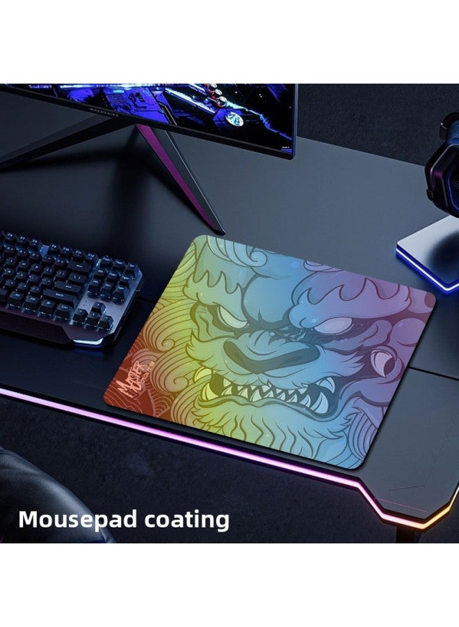 Firewire Competition Streamers Rainbow Magic Coated Coated Game Super Large Small Size Mouse Pad No Edge Fps E-Sports-Color:400*450*4-Pattern:31  - Image 1