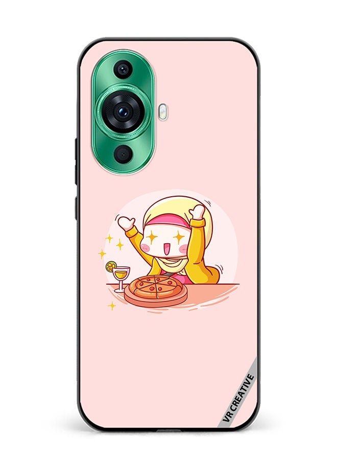 VR CREATIVE Protective Case Cover For Huawei nova 11 Ultra Cute Hijabi Babe Design Multicolour - Image 1