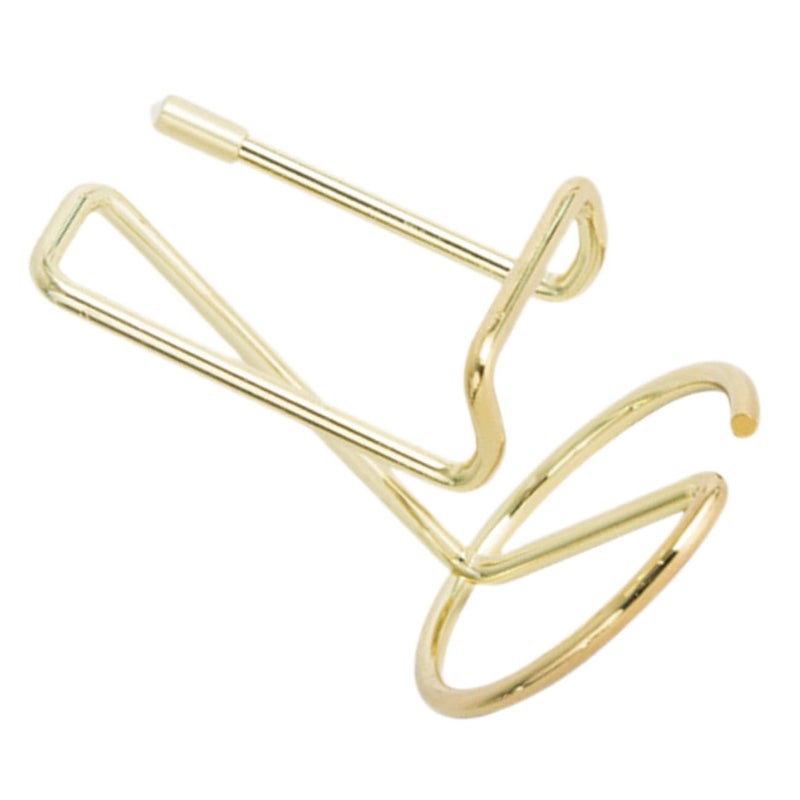 Rose Gold Metal Phone Stand And Business Card Holder For Desk Space Saving - Image 2