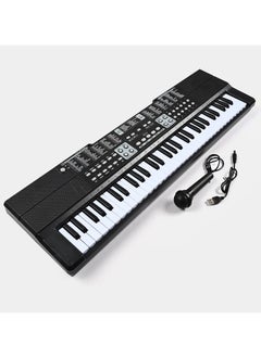 Kids Electronic Piano Keyboard – 61 Keys with Microphone, Volume & Tempo Control, Safe Educational Music Toy for Children  - Image 1