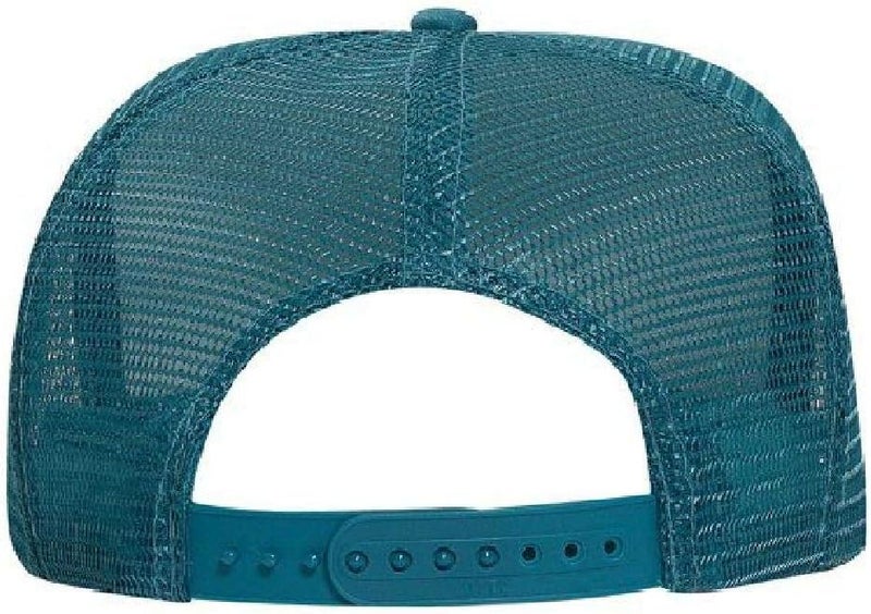 OTTO Polyester Foam Front 5 Panel High Crown Mesh Back Trucker Hat - Image 4
