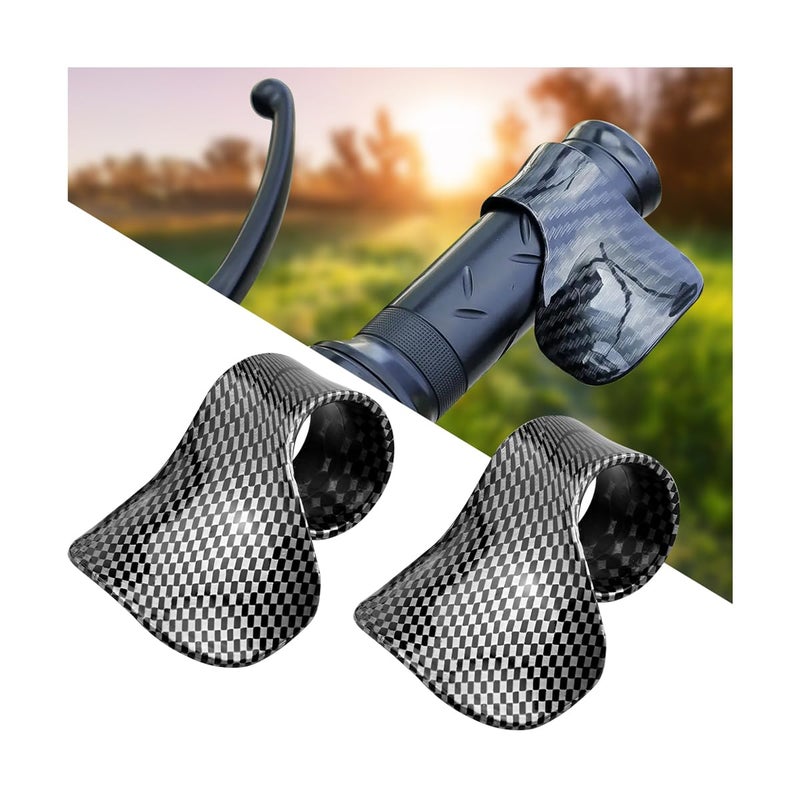 zipelo Motorcyle Cruise Control 2pcs Throttle Mounted Motorcycle Cruise Assist HandRest Wrist Hand Control Grips ABS Motorcycle Throttle Grip Accelerator Assistant for Handlebar