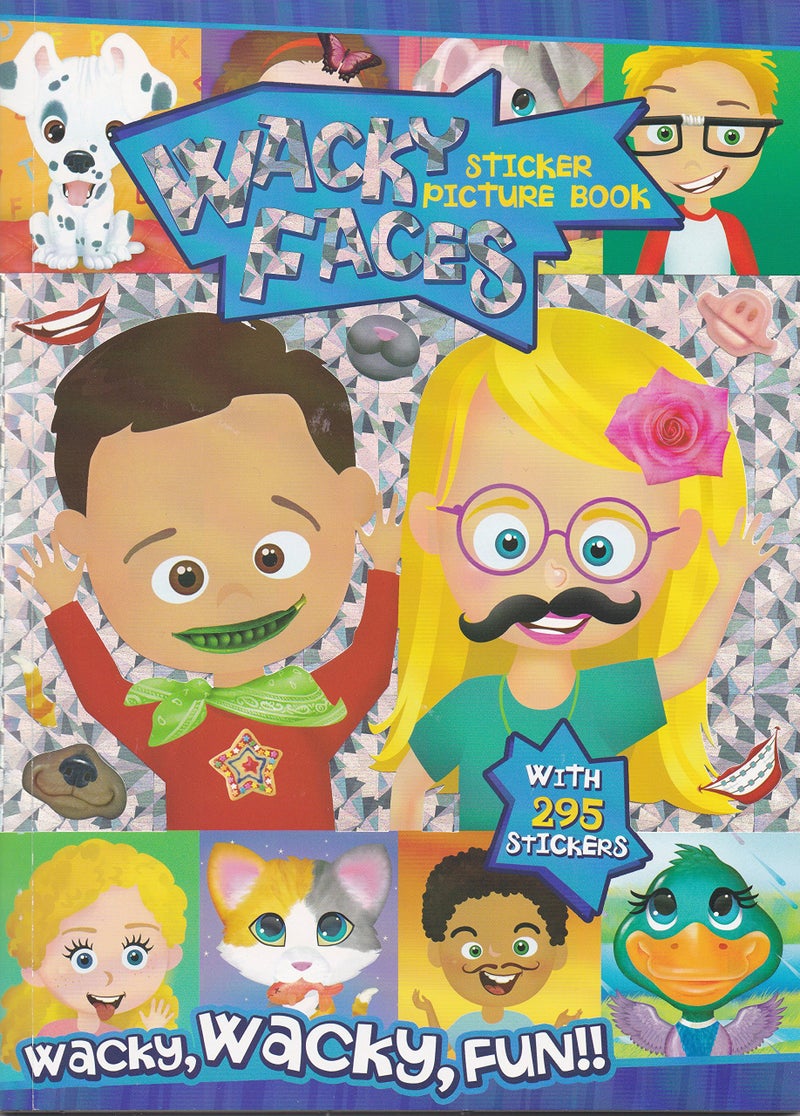 Bendon Create-A-Face Sticker Pad (Wacky Faces) - Image 1