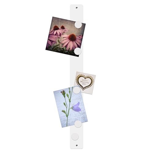 Three By Three Seattle Three by Three Magnetic Strip Bulletin Board Long Wide – 24" x 3" Metal Organizer with Strong Magnets & Wall-Mounting Hardware for Home, Office, or Dorm (3 Pack) Matte White - Image 5