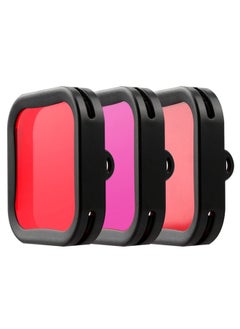 O Ozone Pack of 3 Lens Filter For DJI Osmo Action 3 Camera | Underwater Waterproof housing Case filter cover for DJI Action 3 Sports Camera Accessories  - Image 1