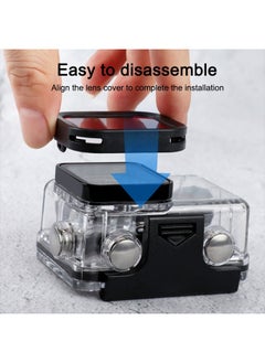O Ozone Pack of 3 Lens Filter For DJI Osmo Action 3 Camera | Underwater Waterproof housing Case filter cover for DJI Action 3 Sports Camera Accessories  - Image 3