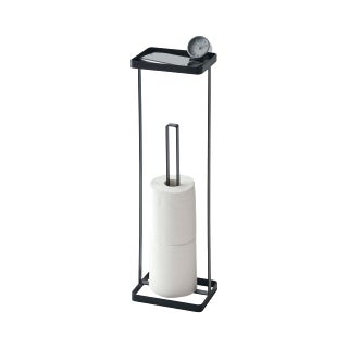 Yamazaki Home Roll Stand with Tray  Steel  Toilet Paper Stocker One Size Black - pzsku/Z160EB22D87B4F42C9C0DZ/45/1749491778/6d4d97f4-dd5a-4812-a2fd-c90a37cfcbeb