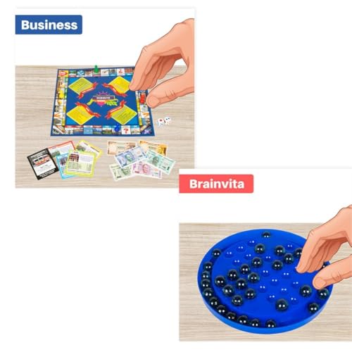 TriLok 14 in 1 Family Board Game Set – Includes Ludo, Business, Snakes & Ladders, Chess, Car Rally, Cricket & More – Ultimate Indoor Game for Kids & Adults – Fun Party Game Combo - Image 5
