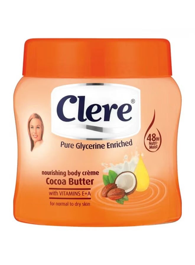 CLERE Cocoa Butter Body Cream - 500ml