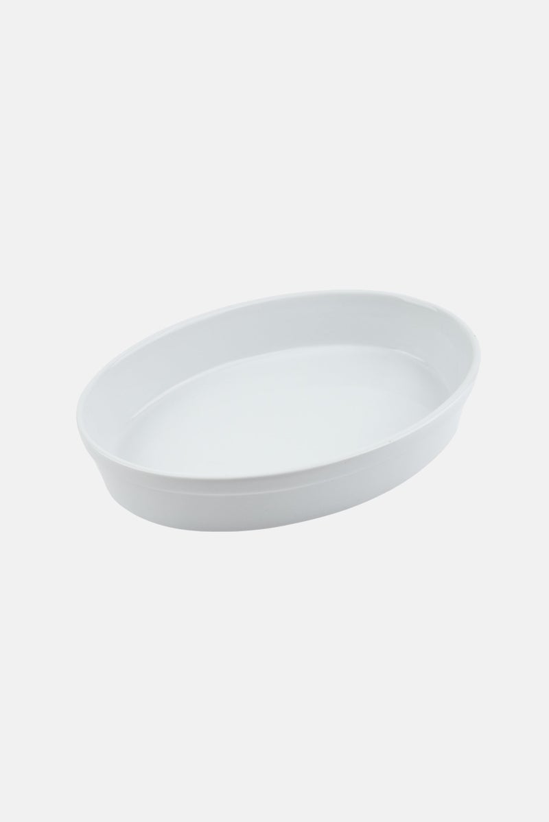 BIA Cordon Bleu Oval Ceramic Baking Dish, White  - Image 1