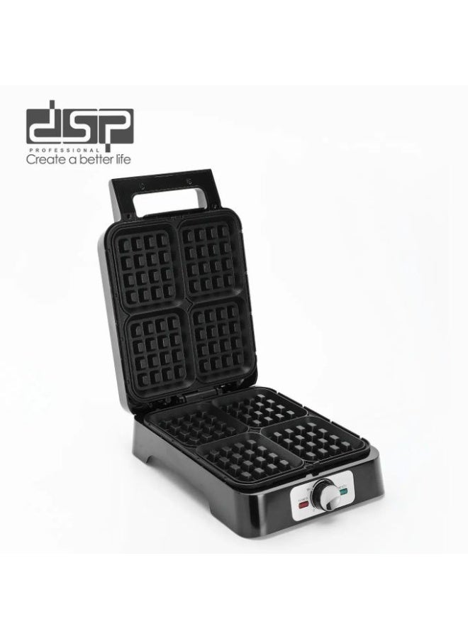 دي اس بي صانع الوافل Dsp 4 شريحة مع حماية من السخونة الزائدة - KC1337  - Image 2