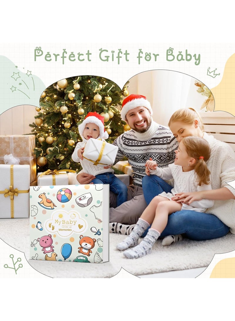 Forest Home 2Packs 200 Pockets Foil Stamping Photo Album for 6 Inches Photos Portable Photo Album for Baby Family Wedding Boys Girls - Image 5