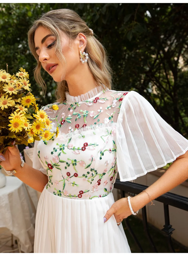 SIMPLEE Women's Summer Elegant DressLight & Comfortable Lightweight Cotton Blend Perfect for Outings