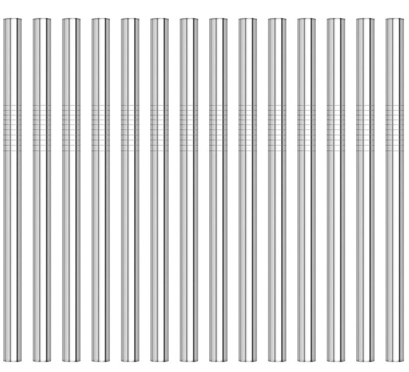 Reusable Metal Boba StrawsSmoothie Straws 40Pack 05 Wide Jumbo Stainless Steel Fat Straws in Bulk for WholesaleMulti Colors Straws for Bubble TeaTapiocaBoba PearlsMilkshakes40PackSilver