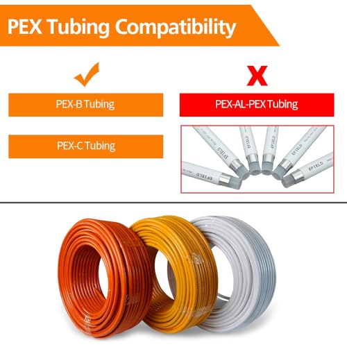 PXZBLG 6 Pack PEX 3/4" × 1/2" Elbow Fittings, Brass Crimp for PEX Pipe in Plumbing Jobs - Image 5