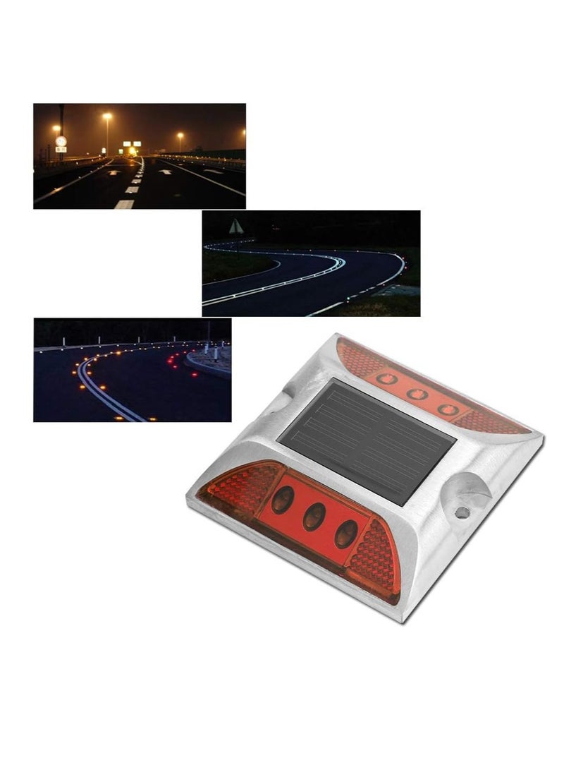 Solar Driveway Dock Lights LED Road Reflector for Road,Deck,Dock,Driveway,Garden - pack of 2 - Image 2