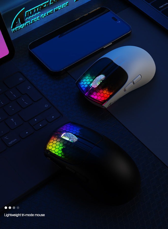 Attack Shark X5RGB 3-mode wireless gaming mouse, lightweight, suitable for esports, Bluetooth wireless and wired mouse - Image 5
