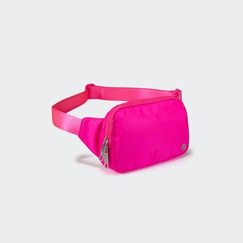 Pander Belt Bag Large 2L, Nylon Fanny Pack Purse for Women and Men with Adjustable Strap, Sonic Pink - Image 3