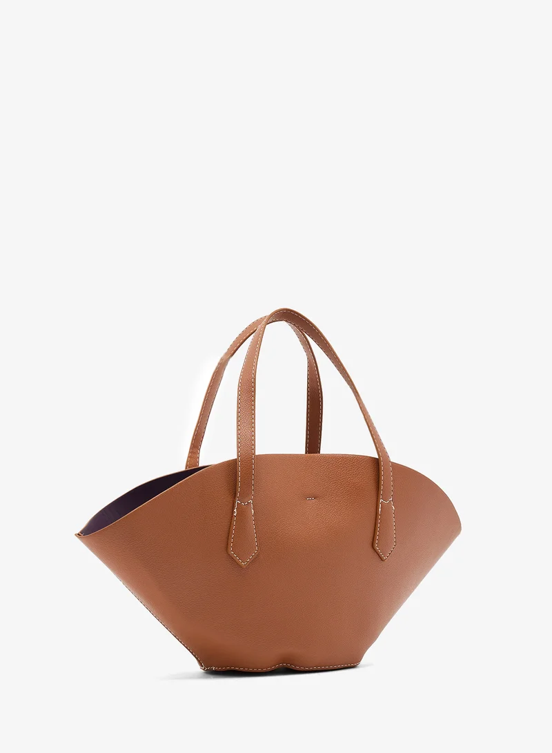 ايلا حقيبة يد مروحة بتفاصيل بطاقة