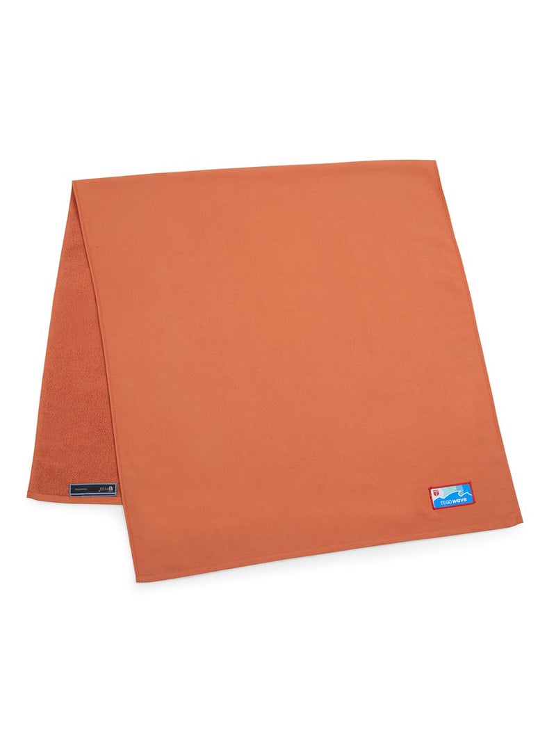 TEGO تيغو - منشفة الجسم الموجية - فاباريس 100% قطن - برونزي - للسباحة، اللياقة البدنية، التمارين، الرياضة، منشفة خفيفة للرجال، النساء، الأطفال - Image 4