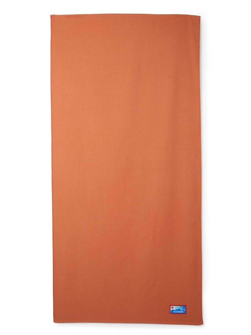 TEGO تيغو - منشفة الجسم الموجية - فاباريس 100% قطن - برونزي - للسباحة، اللياقة البدنية، التمارين، الرياضة، منشفة خفيفة للرجال، النساء، الأطفال - Image 5