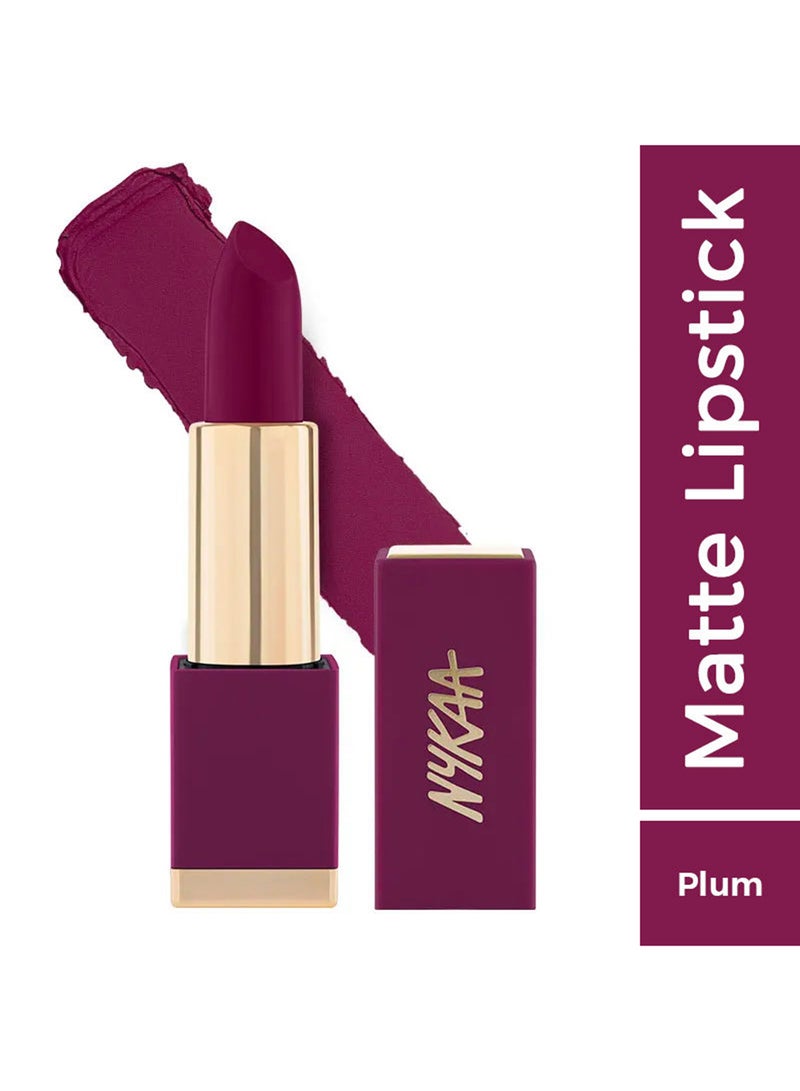 Nykaa Brown Matte Luxe Lipstick Pink Retail Therapy For Velvel Matte Finishhigh - Image 1