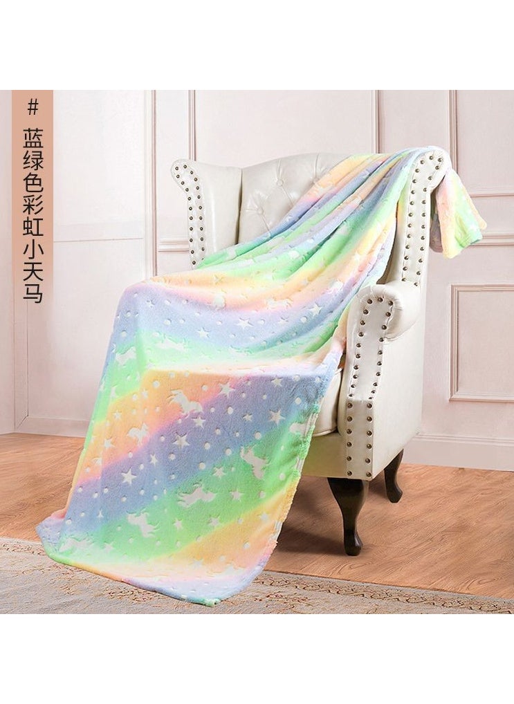 Luminous Blanket Spot Hot Luminous Blanket Childrens Flannel Luminous Luminous Blanket Wholesale Cross-border Luminous Blanket Blue-green Pegasus Blue-green Pegasus - pzsku/Z160F873B30EC37378006Z/45/_/1723117412/d0f988ee-f3c4-455e-8adc-612ca01de83f