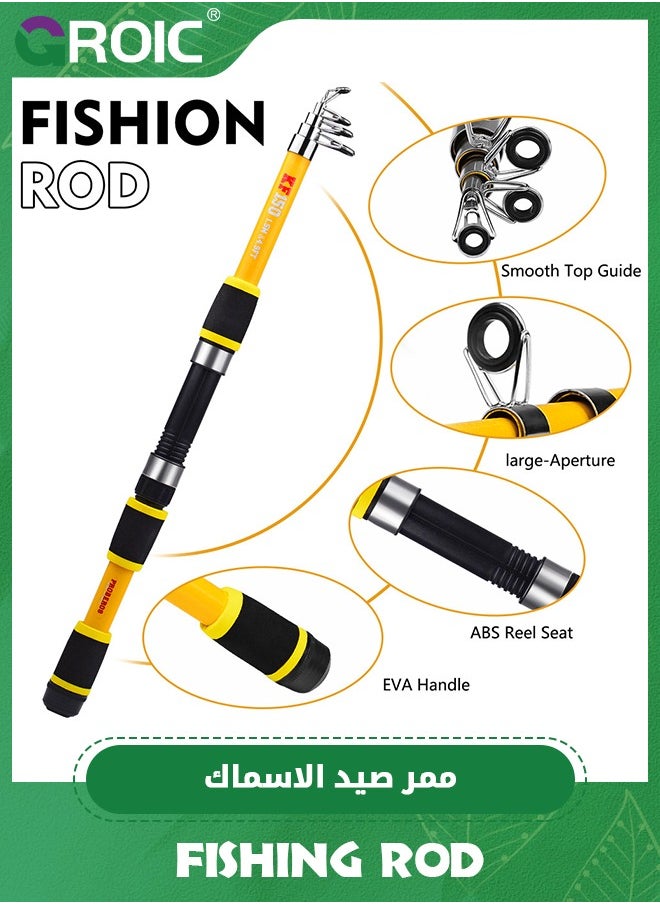 GROIC Fishing Rod, 1.8M Fishing Pole Portable Telescopic Fishing Rod and Reel Combo Kit for Youth, Adults and Novices with Fishing Reel, Fishing Tackles, Fishing Lures, Fishing Lines Full Kits  - Image 5