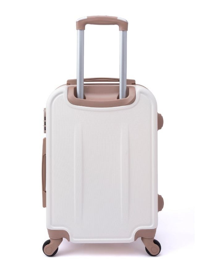 LIMRA Luggage Trolley Bags set of 5 Pcs Beige/Gold  - Image 3