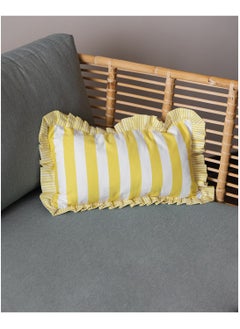 Yellow Striped Cushion 30*60 Cm - pzsku/Z160FAFC07F7958E74719Z/45/_/1718291110/95e6563e-ec00-456e-9e1c-db2fd23a3d41