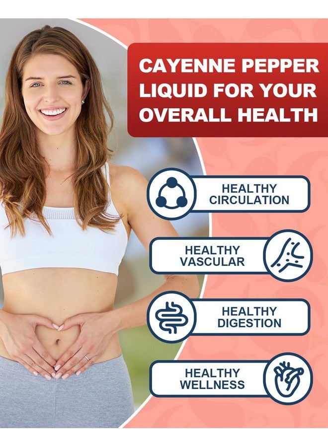 NaSeny Organic Cayenne Pepper Supplements, Cayenne Pepper Drops with Hawthorn, Beet Root, Vitamin k2 d3, Capsaicin Supplement with Turmeric, Ceylon Cinnamon -Digestion, Circulation Support, Non-GMO, 2 fl oz - Image 4