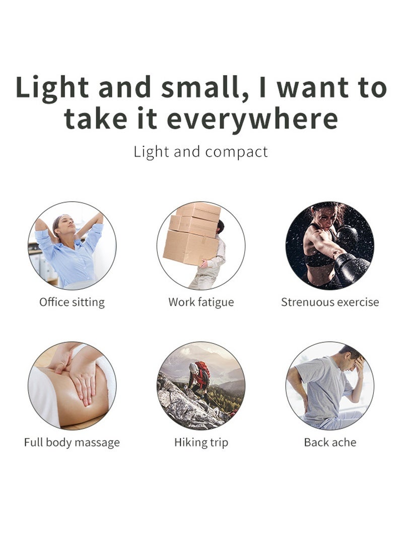 general Mini massager fascia gun charging fascia gun direct supply muscle fitness neck gun electric vibrator exercise muscle relaxation Red - Image 5