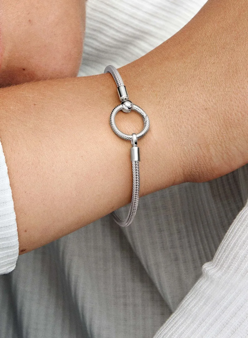 PANDORA Pandora Moments O Closure Snake Chain Bracelet