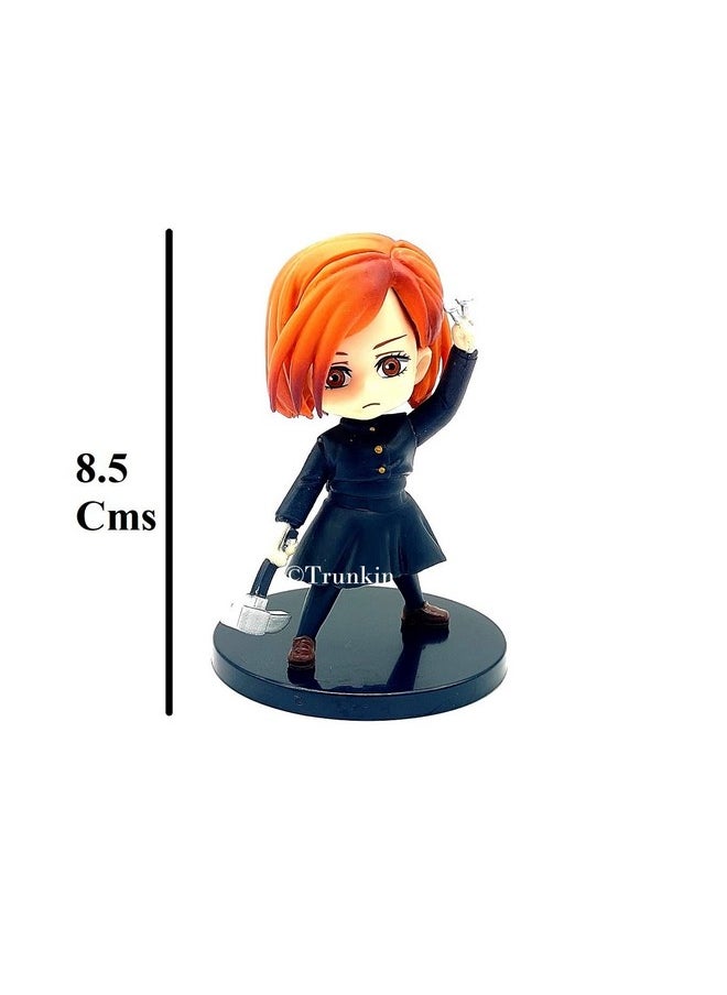 Trunkin - Trunkin | Jujutsu Kaisen Nobara Kugisaki Action Figure | PVC Figurine Toy Desktop Doll Set A - Image 1