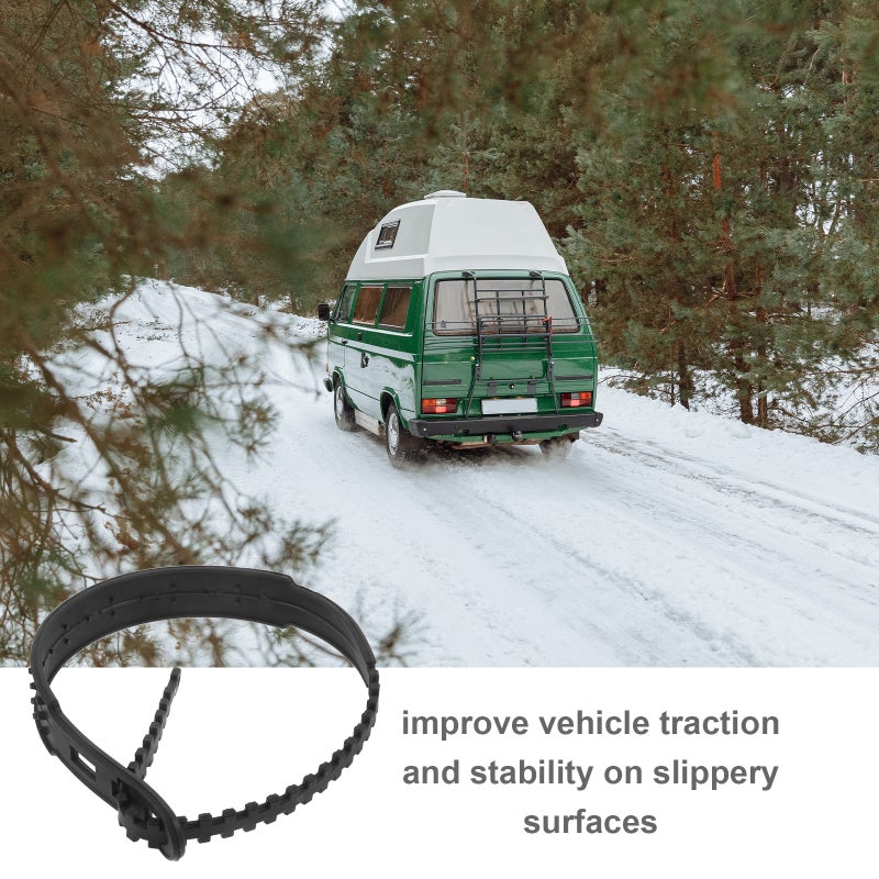 5pcs Car Snow Chains Emergency Anti- Tire Chains Winter Security Car Tire Chains - Image 5