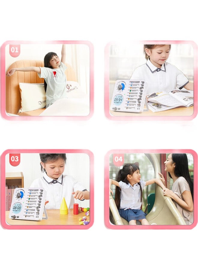 Cat Prince Mao Taizi Self-Discipline Check-In Tool, Student Summer Vacation Study Plan Schedule, Check-In Device, Visual Time Management Tool, Children'S Timer, Alarm Clock, Countdown Reminder, Check-In Book - Image 1
