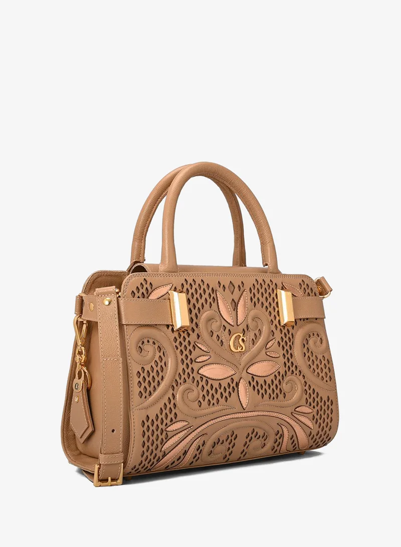 Carmen Steffens Premium Beige Camel Bag