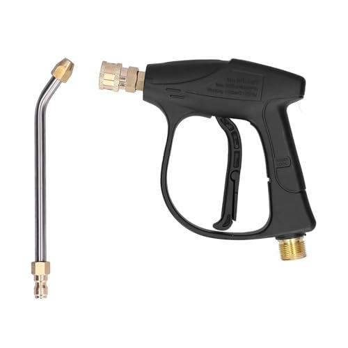 Fieldstar Premium Pressure Water Spray Universal Gun Nozzle (Suitable for STARQ, VANTRO, AIMEX, GAOCHENG, AGARO, Shakti) with long bend Nozzle (Black) - Image 3