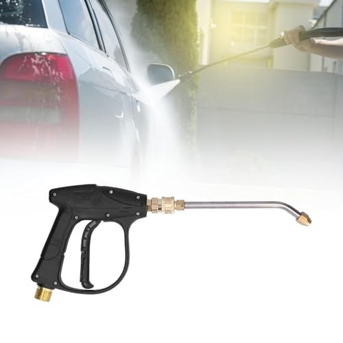 Fieldstar Premium Pressure Water Spray Universal Gun Nozzle (Suitable for STARQ, VANTRO, AIMEX, GAOCHENG, AGARO, Shakti) with long bend Nozzle (Black) - Image 2