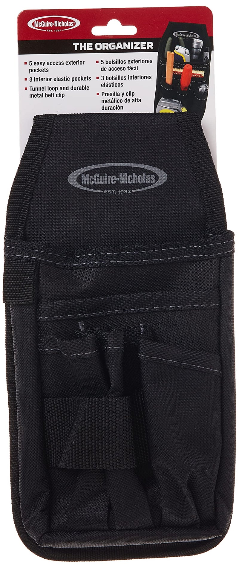 McGuire-Nicholas Mini Organizer | Mini Nylon Organizer Pocket Attachment for Tool Belt | Durable and Compact Tool Holder - Image 5