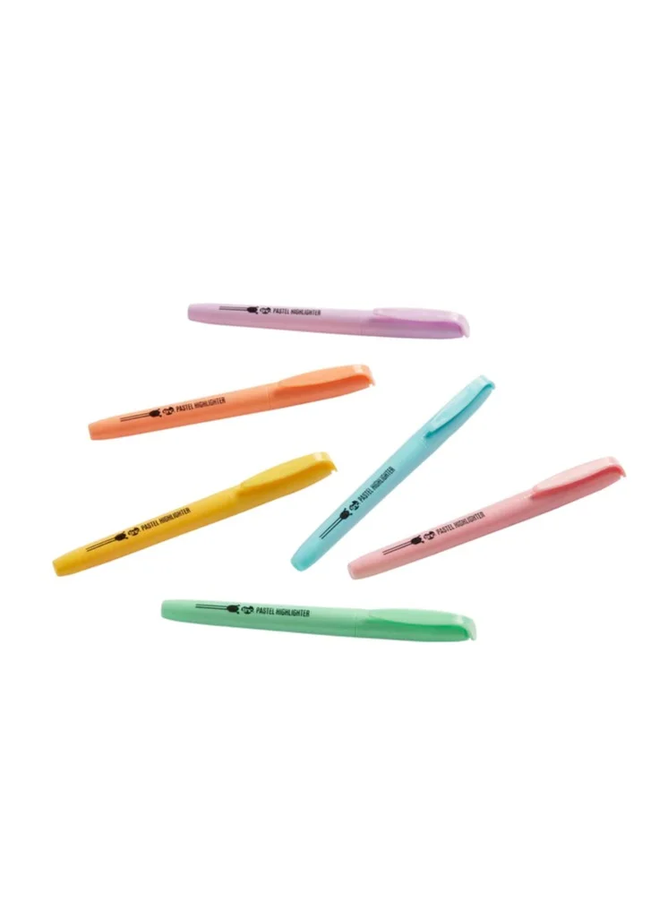 Tinc Pastel Colour Highlighter Set - 6